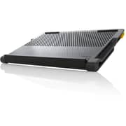 وسادة تبريد من تارجوس مع موزع 4 منافذ USB 2.0 لأجهزة اللابتوب مقاس 17 بوصة ، أسود