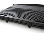 وسادة تبريد من تارجوس مع موزع 4 منافذ USB 2.0 لأجهزة اللابتوب مقاس 17 بوصة ، أسود