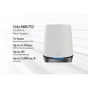 Netgear AX4200 Orbi 5G Tri-Band Wi-Fi 6 Mesh System Router with Satellite