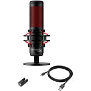 HyperX QuadCast USB Microphone with Red Light Black