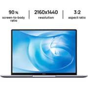 Huawei Matebook 14 Touchscreen Notebook - Ryzen 7 1.8GHz 16GB 512GB Win11 14inch Space Grey English/Arabic Keyboard - KELVINM-W7651TW