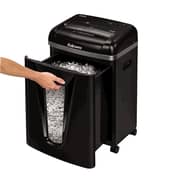 Fellowes 450m 9-sheet Micro-cut Paper And Credit Card Shredder With Silentshred