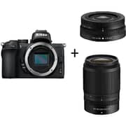 Nikon Z50 Mirrorless Digital Camera Black + Z DX 16-50MM VR + Z DX 50-250mm