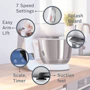 Bosch Kitchen Machine with Built-in Scale, 1000W, White – MUM5XW10GB