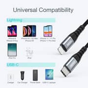 Choetech USB Type-C To Lightning Cable 1.2m Black