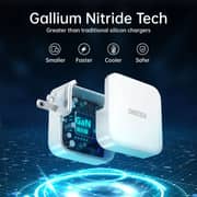 شاحن حائط بمنفذ مزدوج تشوتيك أبيض