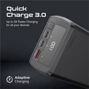 Promate Power Bank 38000mAh Black PowerMine-130W