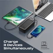 Promate Power Bank 38000mAh Black PowerMine-130W