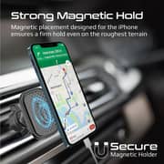 Promate SecureGrip AC Vent Magnetic Smartphone Holder Black