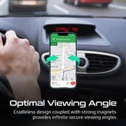 Promate SecureGrip AC Vent Magnetic Smartphone Holder Black