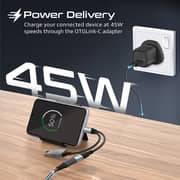 Promate USB-C OTG Media Adapter 16cm Black