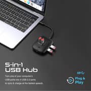 Promate Ultra Fast USB 3.2 Hub Black