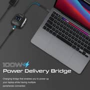 Promate Ultra Fast USB 3.2 Hub Black