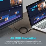 Promate DisplayPort To HDMI Cable 2m Black