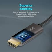 Promate DisplayPort To HDMI Cable 2m Black