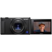 Sony DSCZV1 Digital Vlogging Camera Black + ECMW2BT Wireless Microphone + LCSBDM Soft Carrying Case + SF-G64T Tough Series Memory Card