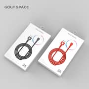 Golfspace Sl03Ip 100Cm 3A Fast Charghing Data Sync Cd Leather Cable