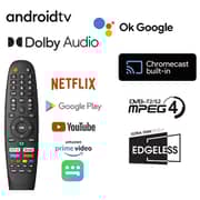 JVC LT-65N7125A 4K UHD Edgeless Smart Television 65inch (2024 Model)