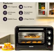 Geepas 42L Oven And Rotisserie Electric Oven 2000W