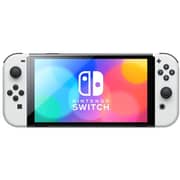 Nintendo Switch OLED 64GB White Middle East Version + Super Mario Bros U Deluxe Game + Starlink