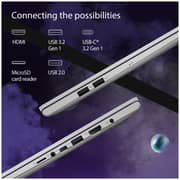 ASUS Vivobook 15 Slim Laptop - 11th Gen Core i5 2.4GHz 8GB 512GB 2GB Win11Home 15.6inch FHD OLED Black English/Arabic Keyboard K513EQ-OLED0B5W