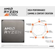 Amd Ryzen 7 5700g - Ryzen 7 5000 G-series Cezanne Zen 3 8-core 3.8 Ghz Socket Am4 65w Amd Radeon Graphics Desktop Processor - 100-100000263box