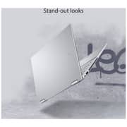 ASUS VivoBook Flip 14 (2020) Laptop - 11th Gen / Intel Core i7-1165G7 / 14inch FHD / 16GB RAM / 1TB SSD / Shared Intel Iris Xe Graphics / Windows 11 Home / English & Arabic Keyboard / Silver / Middle East Version - [TP470EA-EC451W]