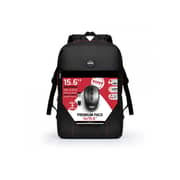 Port Premium Laptop Backpack Black 14/15.6Inch & Wireless Mouse - 501901