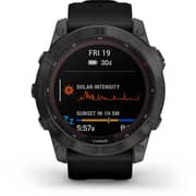 Garmin 010-02541-11 Fenix 7X Sapphire Solar Edition Smartwatch Carbon Gray