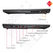 HP OMEN (2021) Gaming Laptop - AMD Ryzen 7-5800H / 16.1inch FHD / 1TB SSD / 16GB RAM / 8 GB AMD Radeon RX 6600M Graphics / Windows 11 Home / English & Arabic Keyboard / Silver / Middle East Version - [16-C0009NE]
