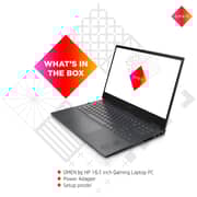 HP OMEN (2021) Gaming Laptop - AMD Ryzen 7-5800H / 16.1inch FHD / 1TB SSD / 16GB RAM / 8 GB AMD Radeon RX 6600M Graphics / Windows 11 Home / English & Arabic Keyboard / Silver / Middle East Version - [16-C0009NE]