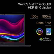 ASUS ProArt StudioBook 16 OLED (2021) Laptop - AMD Ryzen 9-5900HX / 16inch 4K OLED / 32GB RAM / 1TB SSD / 8GB NVIDIA GeForce RTX 3070 Graphics / Windows 11 Home / English & Arabic Keyboard / Black / Middle East Version - [H5600QR-OLED0R9W]