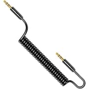 Totulife Spring Aux Cable 1.5m Black
