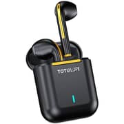 Totulife T-TWSSPRKBK Sparkle Series True Wireless Earbuds Black