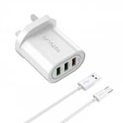 Totulife Pure Series Wall Charger with USB-C Cable 1m White