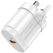 Cellairis Wall Charger With 3-in-1 Cable Black