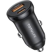 Totulife Mini Car Charger Black