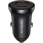 Totulife Mini Car Charger Black