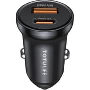 Totulife Mini Car Charger Black
