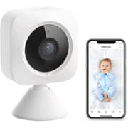 Switchbot W1301200 Security Indoor Camera Motion Detection Night Vision 1080p, 24/7, 130 Wide Angle Lens - White