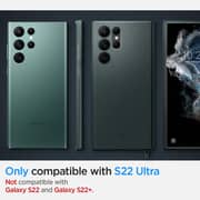 Spigen Thin Fit Designed For Samsung Galaxy S22 Ultra Case Cover (2022) - Abyss Green