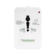Terminator Multi Travel Adaptor W/universal Socket & 2 Usb - Tta 250 Usb
