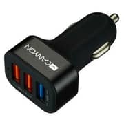 Canyon C-07 Universal 3 USB Car Adapter (1 Usb With Quick Charger Qc3.0)