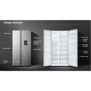 Hisense Side By Side Refrigerator With Water Dispenser 670 Litres RS670N4WSU