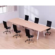 Bentuk 13924 6 Seater Oak Conference Meeting Table