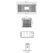 Lecxo 12V 200AH Deep Cycle Maintenance Free