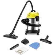 Karcher Wet And Dry Vaccum Cleaner Yellow WD1S + Horizontal Pressure Washer Yellow K1