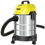 Karcher Wet And Dry Vaccum Cleaner Yellow WD1S + Horizontal Pressure Washer Yellow K1