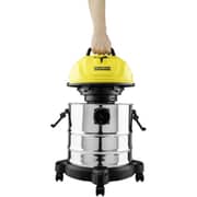 Karcher Wet And Dry Vaccum Cleaner Yellow WD1S + Horizontal Pressure Washer Yellow K1