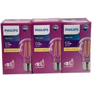 Philips A60-60W-E27-830 LED Bulb 60W 3 Pack Bundle